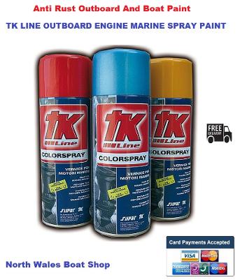 boat outboard engine marine spray paint anti rust propellor matt black