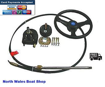 boat steering kit system