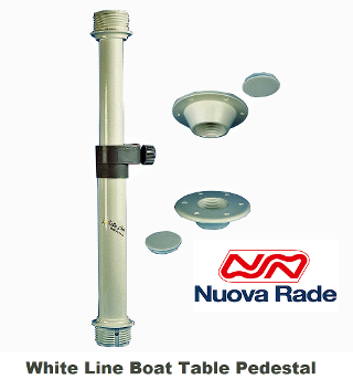 boat table pedestal adjustable