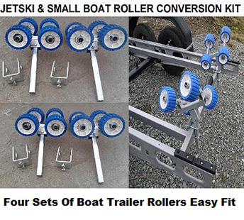 boat trailer roller conversion kit
