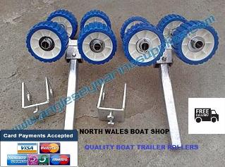 boat trailer rollers four