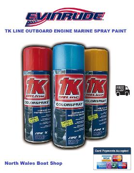 evinrude outboard engine marine spray paint dark blue