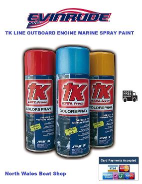 evinrude outboard engine marine spray paint silver