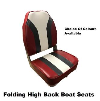 high back boat seat