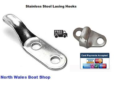 lacing hooks stainless steel