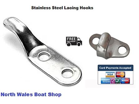 lacing hooks stainless steel