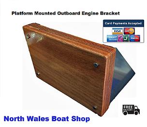 outboard engine bracket platform mounted