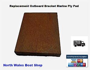 outboard engine bracket replacement pad