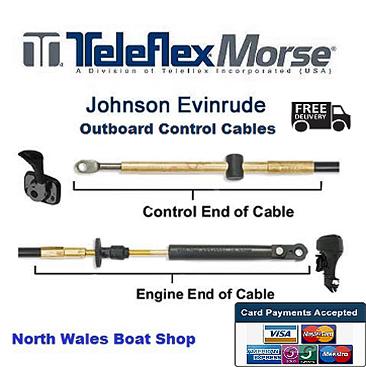 outboard engine control cables johnson evinrude
