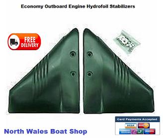 outboard engine hydrofoil stabilizer