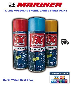 outboard engine spray paint mariner grey