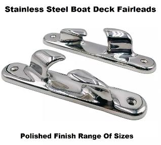 stainless boat fairleads