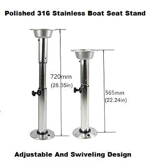 Fockety Boat Seat Pedestal, Boat Seats And Pedestals Height Adjustable