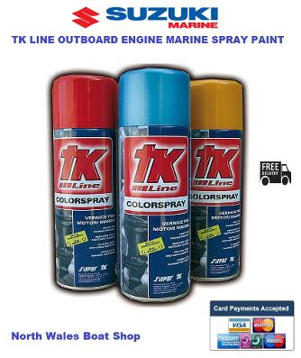 suzuki outboard engine marine spray paint black metallic